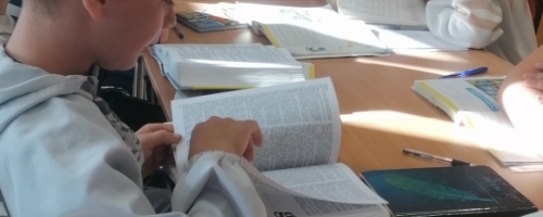Uczniowie klasy VI w ramach lekcji języka polskiego wzięli udział w cyklu lekcji bibliotecznych. 